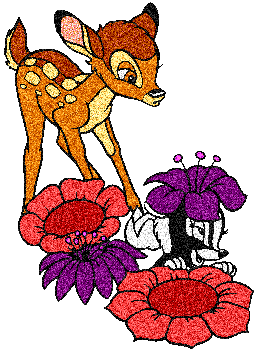 .Bambi et fleur